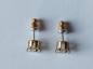 Preview: gold-plated zirconia silver studs--